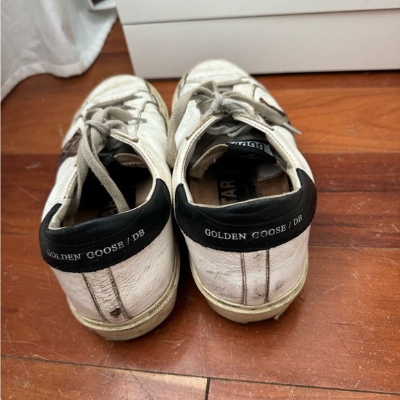 Golden Goose Hi Star Leather Platform Sneakers with Leopard - Picture 9 of 9